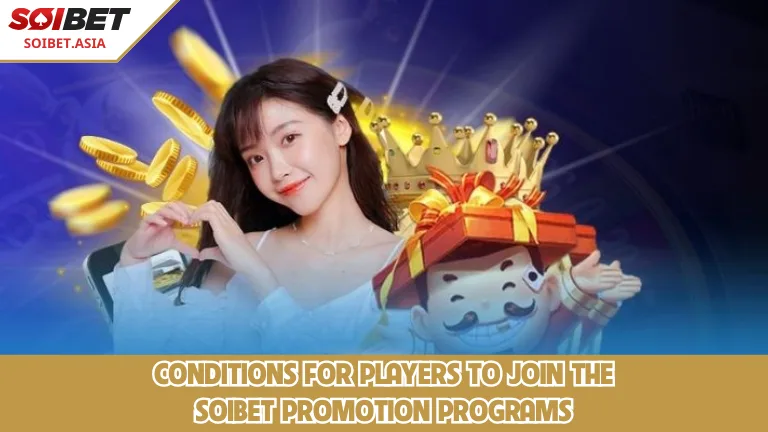 เงื่อนไขสำหรับผู้เล่นที่จะเข้าร่วมโปรแกรมโปรโมชั่น SOIBET