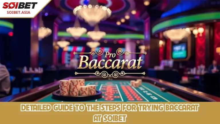 คำแนะนำโดยละเอียดเกี่ยวกับวิธีการทดลองเล่นบาคาร่าที่ SOIBET