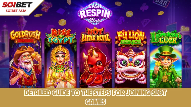 คำแนะนำโดยละเอียดเกี่ยวกับวิธีการเข้าร่วมเกมสล็อต
